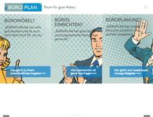 Tablet Screenshot of bueroplan.net